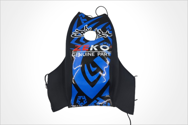 FUEL TANK COVER-CG GN BLUE